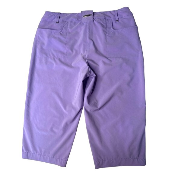 NWT Jamie Sadock Womens Purple Golf Shorts With Studded Pockets Size 2 - Picture 8 of 9